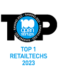 100 open startups - TOP 1 RETAIL - 2023