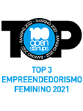 100 open startups 2021 - TOP 3 EMPREENDEDORISMO FEMININO